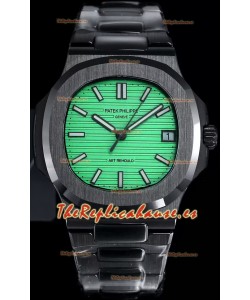 Patek Philippe Nautilus 5711 AET Remould Edición Cerámica Negra Dial Verde Reloj Réplica Suiza