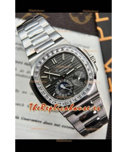 Patek Philippe Nautilus 5712G 1:1 Quality Reloj Réplica Suiza en Dial Gris