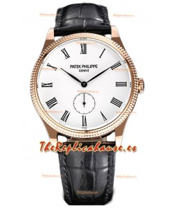 Patek Philippe Calatrava 5119G Caja Oro Rosado Reloj Réplica Espejo 1:1 