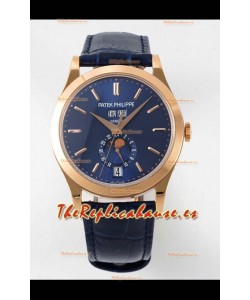Patek Philippe Annual Calendar 5396R Complications Reloj Réplica Suizo Dial Azul