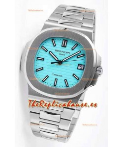 Patek Philippe Nautilus 5711 Edición Tiffany Reloj a Espejo 1:1 Dial Verde Acero 904L