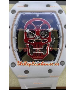Richard Mille RM052-01 Reloj Edición Skull Genuino Tourbillon en Caja de Cerámica