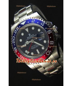 Rolex GMT Masters Reloj Réplica Movimiento Japonés en Correa Oyster