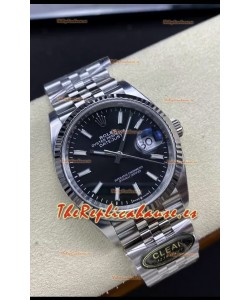 Rolex Datejust Movimiento Cal.3235 Réplica Espejo 1:1 Acero 904L 36MM - Dial Negro