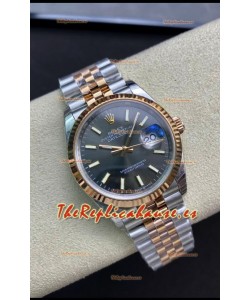 Rolex Datejust 126231 36MM Reloj Réplica Suizo a Espejo 1:1 en Acero 904L - Dial Gris