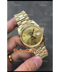 Rolex Day Date Presidential Oro Rosado 18K Reloj 40MM - Dial Oro Calidad Espejo 1:1