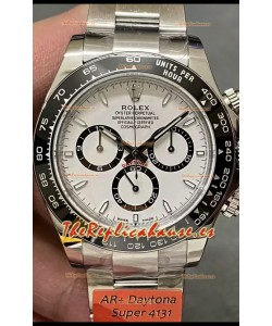 Rolex Cosmograph Daytona M126500LN Dial Blanco Movimiento Original Cal.4131 - Reloj Acero 904L