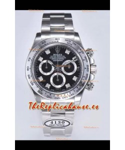 Rolex Cosmograph Daytona M116509-0055 Movimiento Original Cal.4130 - Reloj Acero 904L Dial Negro