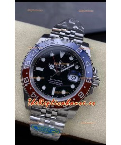 Rolex GMT Masters II m126710BLRO PEPSI Movimiento Cal.3285 Réplica Suiza - Reloj Acero 904L Ultimate