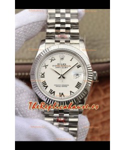 Rolex Datejust 36MM Movimiento ETA-3135 Répliza Suiza en Acero 904L Dial Negro