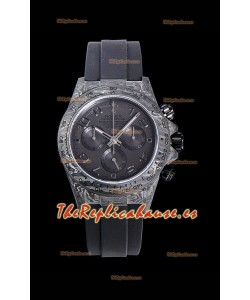 Rolex Daytona DiW Edición "All Black" Caja de Carbono Forjado Réplica a Espejo 1:1