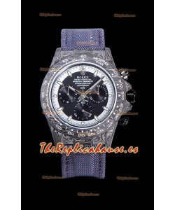 Rolex Daytona DiW Edición "Cream Invert" Caja de Carbono Forjado Réplica a Espejo 1:1