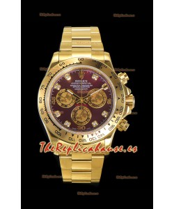 Rolex Daytona Oro Movimiento Original Cal.4130 - Reloj en Acero 904L a Espejo 1:1