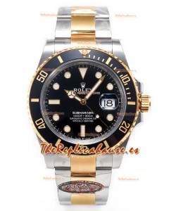 Rolex Submariner 41MM Date Cerámica Dos Tonos 126613LN - Réplica Espejo 1:1 - Reloj Definitivote Acero 904L