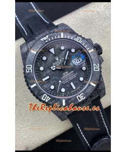 Rolex Submariner DiW Edición Fibra de Carbono Reloj Réplica Suiza - Réplia a Espejo 1:1