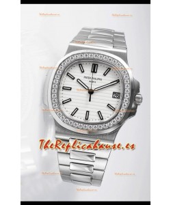 Patek Philippe Nautilus 5711 Reloj Réplica Suizo - Calida espejo 1:1 Bisel en Diamantes