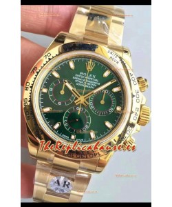 Rolex Cosmograph Daytona 116508 Oro Amarillo Movimiento Original Cal.4130 - Reloj de Acero Ultimate 904L Mejorado