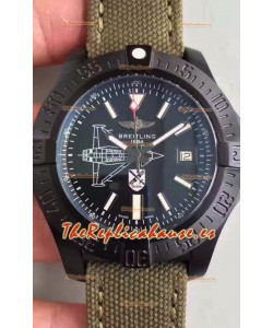 Breitling Avenger II Edición Limitada Reloj Réplica Suizo con Caja en PVD