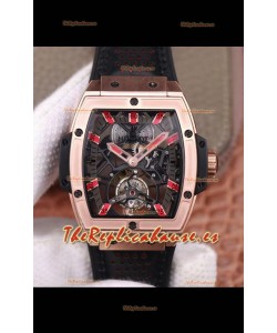 Hublot Masterpiece MP Edición Genuino Tourbillon Reloj Réplica Suizo Caja en Oro Rosado