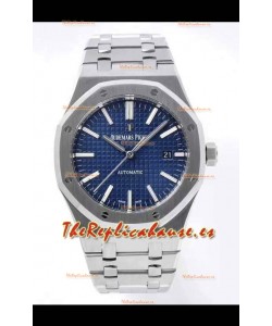 Audemars Piguet Royal Oak Reloj Réplica a espejo 1:1 41MM Dial Azul de Acero 904L Movimiento CALIBRE 4302