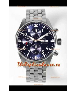 IWC Pilot Chronograph Edición Le Petit Prince Dial Azul Reloj Réplica a Espejo 1:1