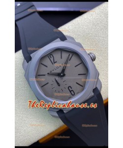 Bvlgari Octo Finissmo Edición Réplica a Espejo 1:1 Areneado Caja en Cerámica