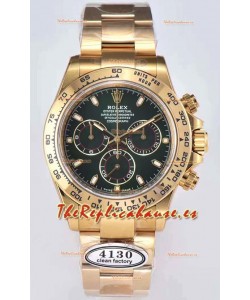 Rolex Cosmograph Daytona 116508 Oro Amarillo Movimiento Original Cal.4130 - Reloj de Acero Ultimate 904L Mejorado