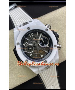 Hublot Big Bang Unico Edición Reloj Réplica Suizo a Espejo 1:1 PVD Blanco