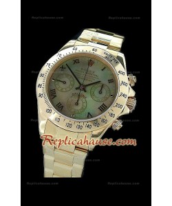 Rolex Daytona Resproducción Reloj Cosmógrafo Suizo con Esfera Verde