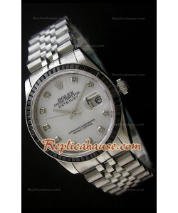 Rolex Datejust Reproducción Reloj Suizo con Correa de Acero