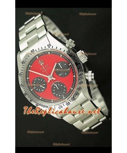 Rolex Cosmógrafo Daytona Ventage 6265 Reloj Suizo con Esfera Roja 