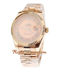 Rolex Réplica Day Date Oro Rosa Reloj Suizo