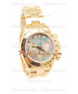 Rolex Daytona Gold Reloj Japonés Dial color Perla - 40MM de Diámetro