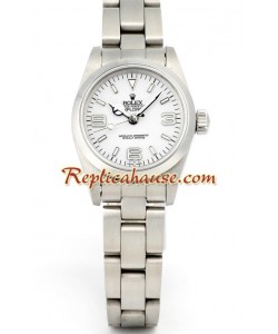 Rolex Réplica Explorer I - Silver - Dama -