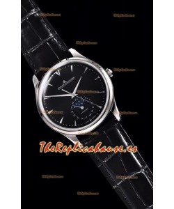 Jaeger LeCoultre Master Ultra Thin Moon Reloj Réplica a Espejo 1:1 Acero Inoxidable