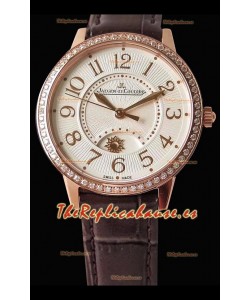Jaeger-LeCoultre Rendez-Vous Rose Gold Night & Day Medium Reloj Suizo a Espejo 1:1