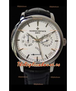 Vacheron Constantin Traditionnelle Day Date Steel Reloj Réplica Suizo