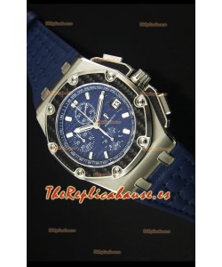 Audemars Piguet Royal Oak Offshore Juan Pablo Montoya Reloj Suizo con Movimiento 3120 Dial Azul - Replica Espejo
