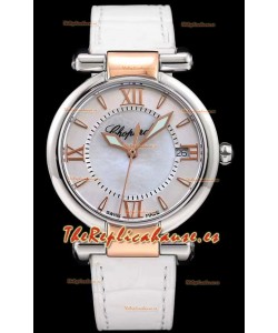 Chopard Imperiale Dial Blanco, Reloj Réplica Suizo Automático en Acero 904L