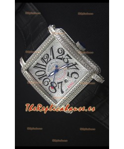 Franck Muller Conquistador King Reloj Replica Suizo Automático en Acero Inoxidable