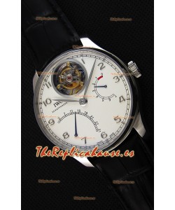 IWC Portugieser Tourbillon Mystere Retrograde IW504601 Versión 2019 Actualizada Dial Blanco