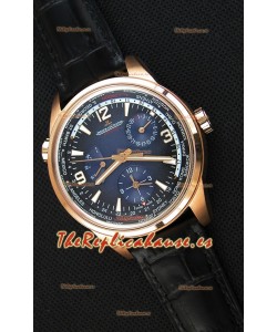 Jaeger-LeCoultre Polaris Geographic Reloj Réplica Suizo en Oro Rosado - 904847J