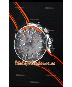 Omega Seamaster Planet Ocean 600M Master Último Reloj Replica Cronógrafo a Espejo 1:1