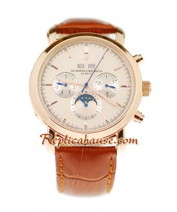 Vacheron Constantin Malte Perpetual Cronógrafo Reloj Réplica