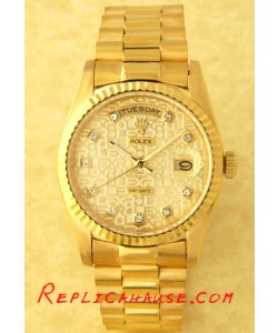 Rolex Réplica Day Date-Gold