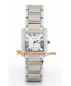 Cartier Tank Francaise Gry Modele Men's