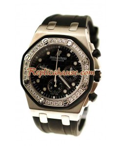 Audemars Piguet Offshore Reloj Suizo con Bisel de Diamantes