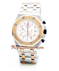 Audemars Piguet Offshore Suizo Quartz Reloj in chapado en Oro 18K