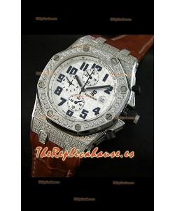Audemars Piguet Royal Oak Offshore Cuarzo con bisel de diamantes