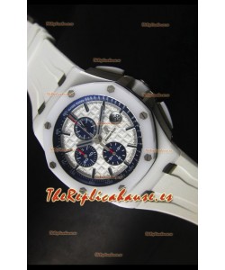 Audemars Piguet Royal Oak Offshore Reloj Réplica Última 1:1 de Cerámica Blanca - Movimiento 3126